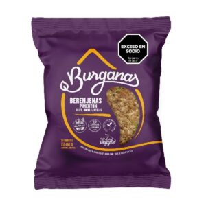 BURGANAS Medallones de berenjena y pimenton