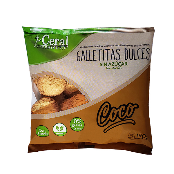 CERAL galletitas dulces coco 190g