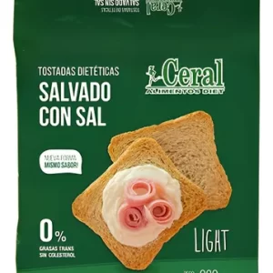 CERAL tostadas dieteticas salvado con sal light chica 200g