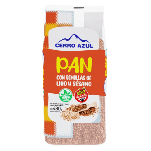 CERRO AZUL pan con lino y sesamo