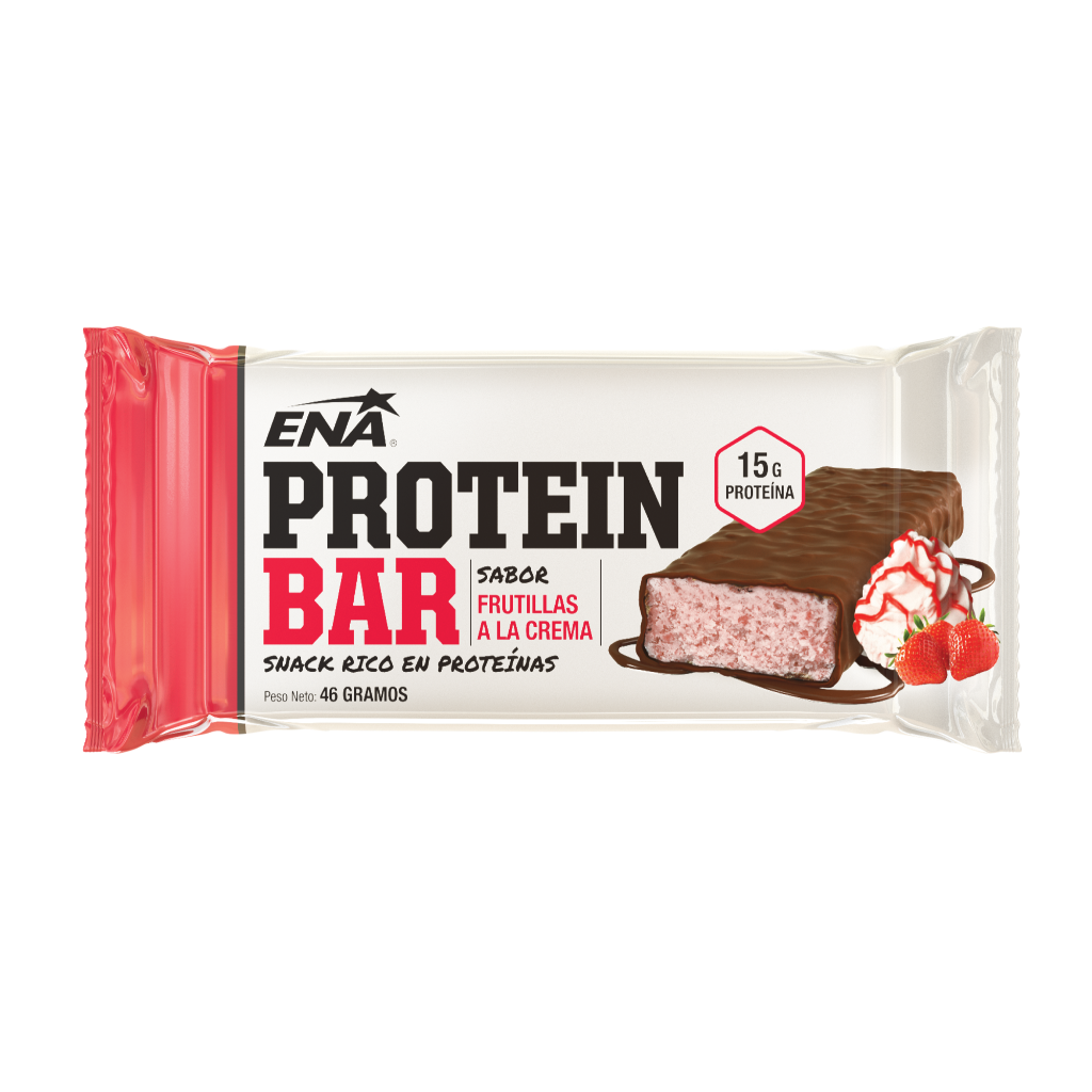 ENA Barra protein sabor frutilla 15g