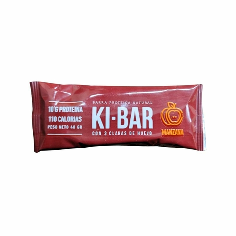 KI-BAR Barra proteica natural manzana y algarroba