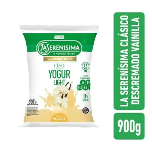 SERENISIMA Sachet clasico descremado vainilla 900g