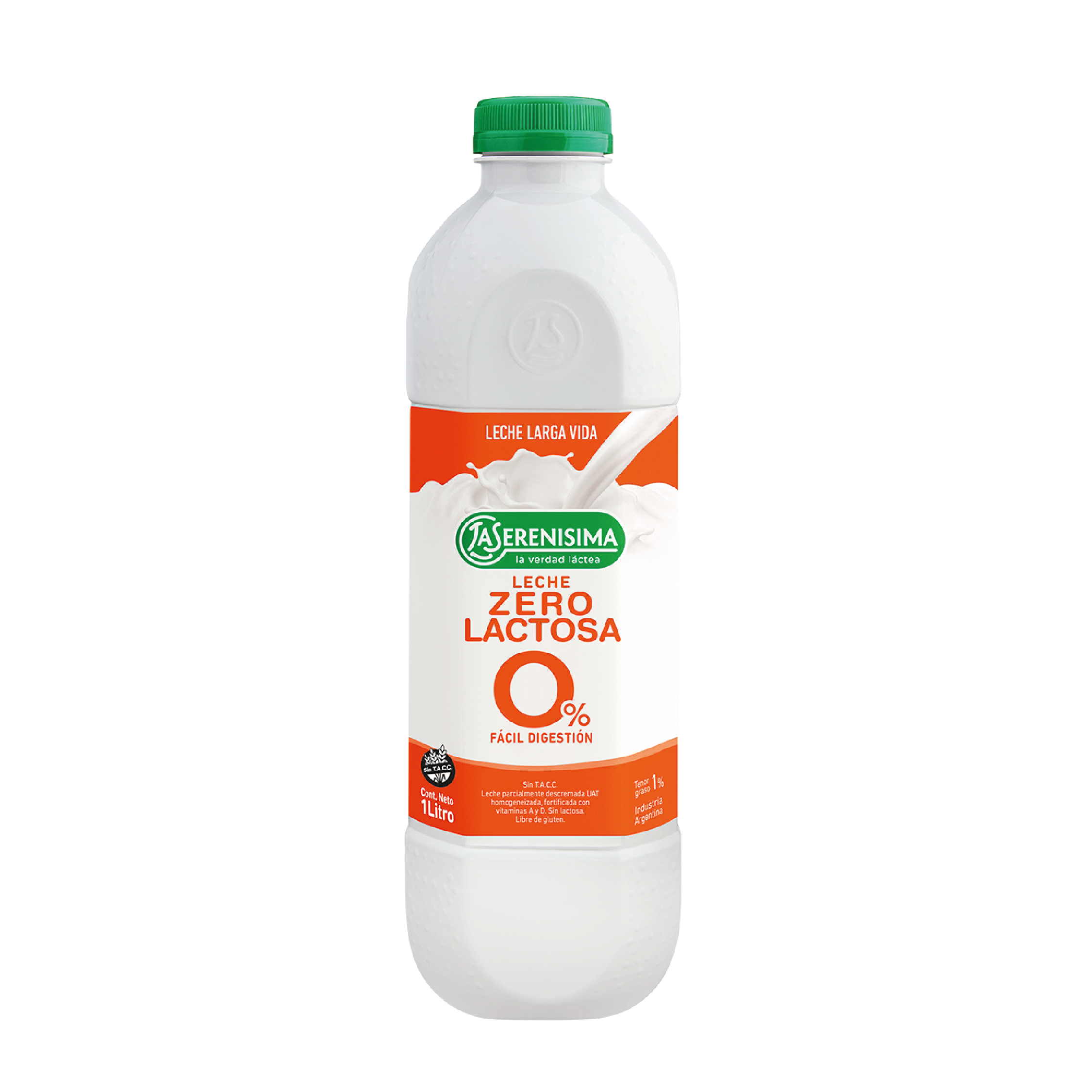 SERENISIMA leche zero lactosa botella 1l