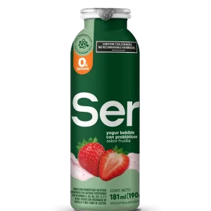 SER Natur botella bebible frutilla 190g