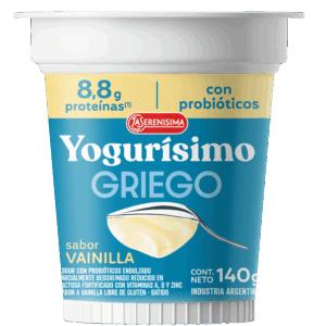 YOGURISIMO Yogur griego vainilla 140 g