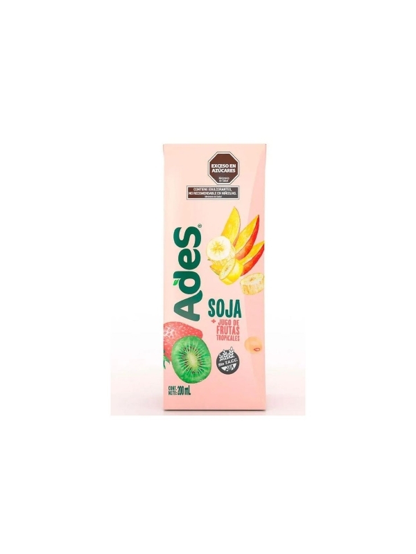 ADES soja con frutas tropicales 200ml
