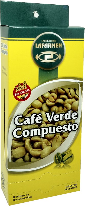 LAFARMEN Cafe verde compuesto blister de 10 comprimidos