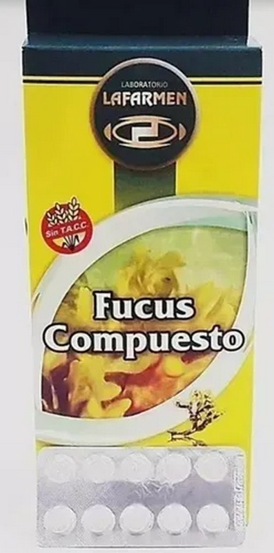 LAFARMEN Fucus compuesto blister de 10 comprimidos