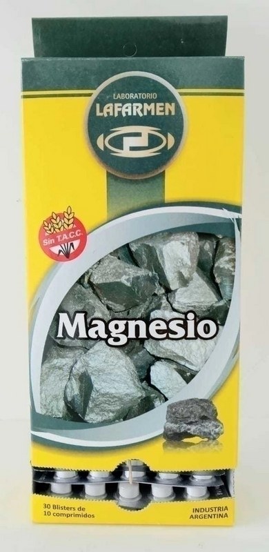 LAFARMEN Magnesio blister de 10 comprimidos