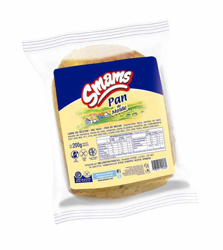 SMAMS pan de molde