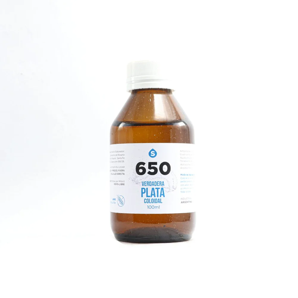 650 plata coloidal 100ml