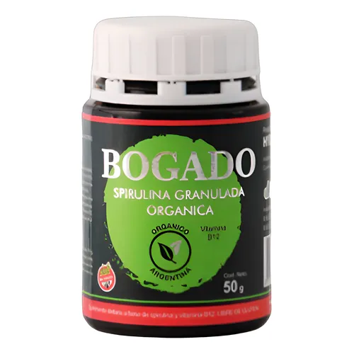 BOGADO spirulina granulada orgánica 50g