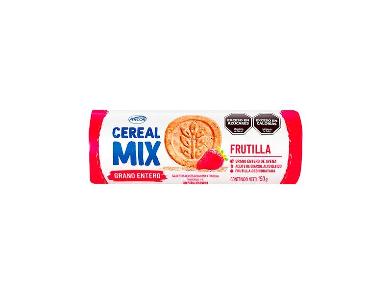 DISMAC SABOR frutilla y avena GALLETITAS ARTESANALES