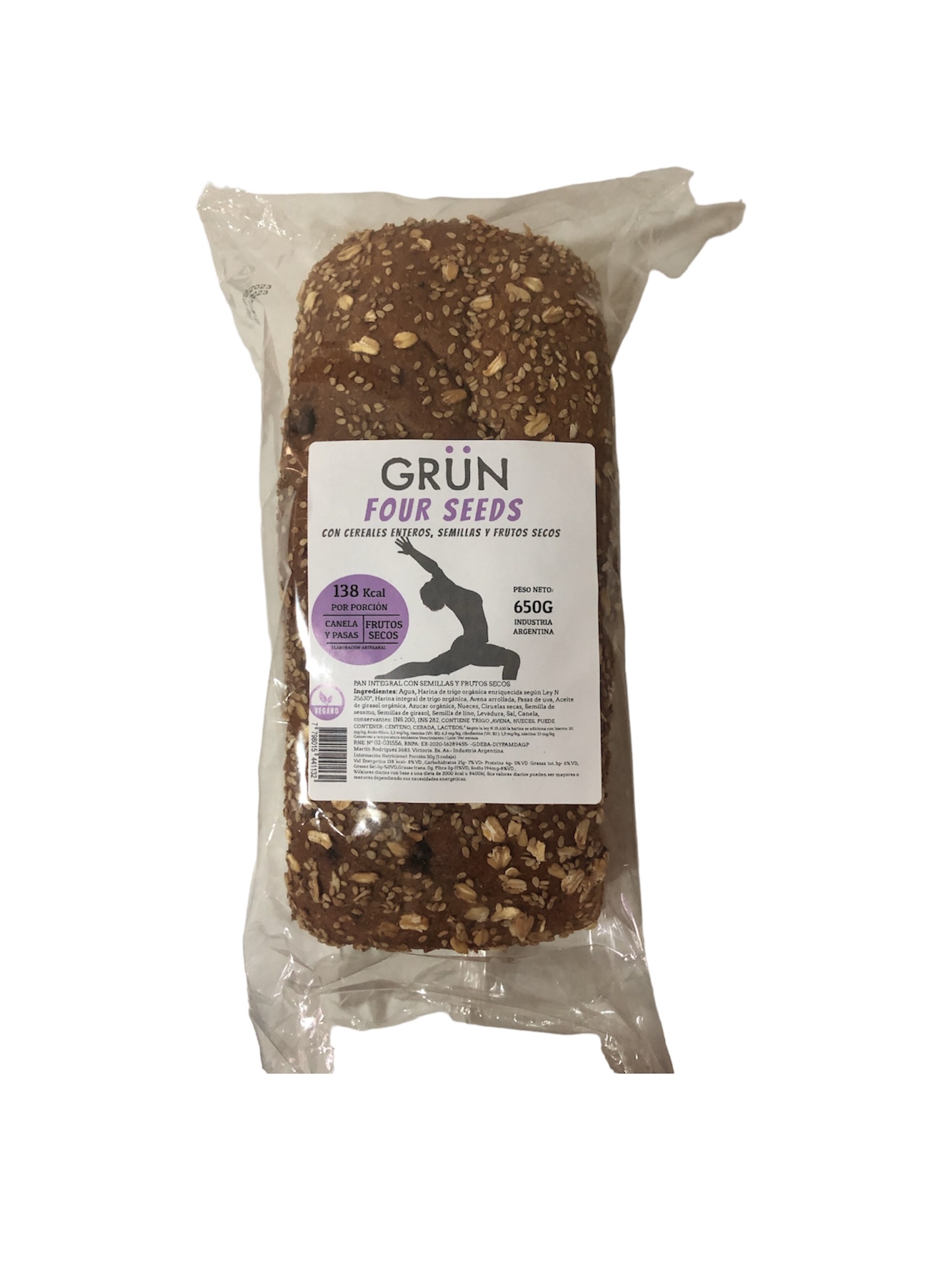 GRUN pan four seeds 650g
