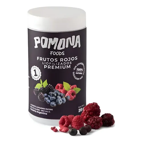 POMONA FOODS frutos rojos liofilizado 20g
