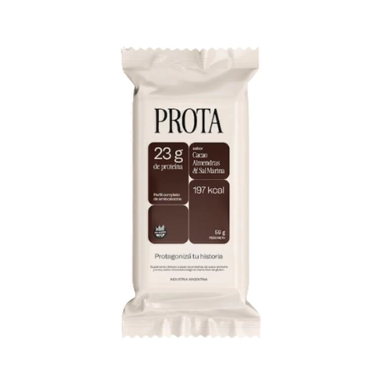 PROTA cacao, almendra, sal marina 59g