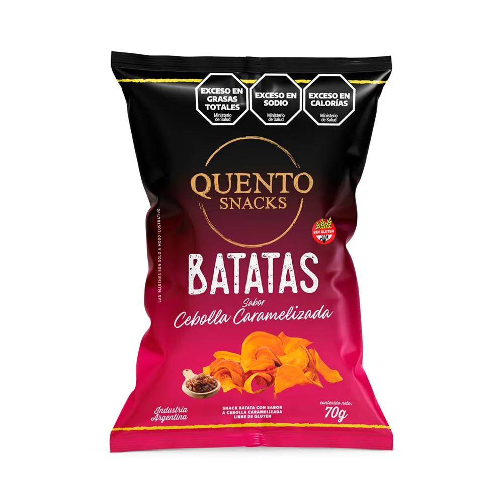 QUENTO batatas cebolla caramelizada 70g